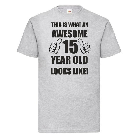 Sam Soft 15Th 15 Years Old Fifthteenth Birthday Gifts Presents Mens Awesome T-Shirt Unisex Cotton Tee, Full size S-5XL
