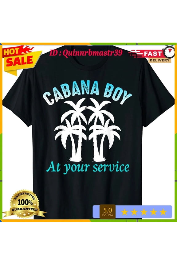 2025/New Limited Cabana Boy At Your Service Tees T-Shirt