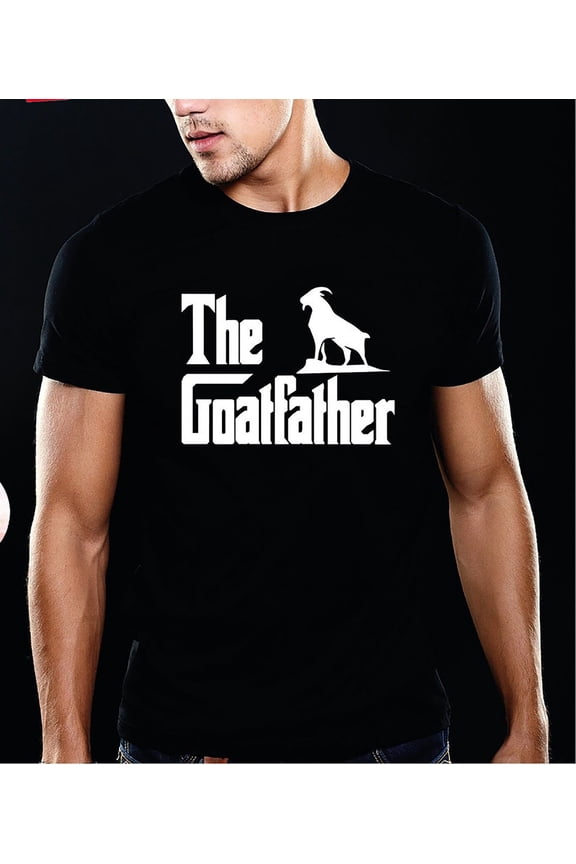2025/The Goatfather Shirt, Goat Father Tshirt, Goat Owner Gift Dad Tee, Fa