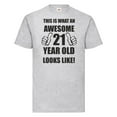 thumbnail image 1 of Sam Soft 21St 21 Years Old Twenty First Birthday Gift Presents Mens Awesome T-Shirt Unisex Cotton Tee, Full size S-5XL, 1 of 4