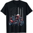 thumbnail image 1 of Sam Soft 3 Wheels Motorcycle Trike Patriotic American Flag Trike T-Shirt, Unisex Tees All Size S-5XL, 1 of 5