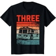 thumbnail image 1 of Sam Soft 3 Year Old Shirt 3rd Birthday Boy Firefighter Fire Truck T-Shirt Full Size S-5XL, 1 of 5