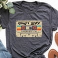 thumbnail image 1 of Sam Soft 46th Birthday Gifts Shirt, Vintage 1977 Birthday Shirt, 46th Birthday Shirts, 46th Birthday Gifts for Men,46th Birthday Gifts for Women Tee#, 1 of 5