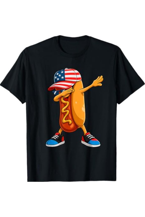 4th of July Hot dog Fourth of July Boys T-Shirt All Size S-5XL