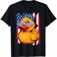 thumbnail image 1 of Sam Soft 4th of July Rubber Duck Patriotic Fourth of July T-Shirt All Size S-5XL, 1 of 5
