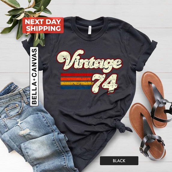 Sam Soft 51st Birthday Gift For Woman, 1974 Vintage Shirt, 51st Birthday Gift For Men, Vintage 1974 Shirt, Retro 1974 Shirt, Born In 1974 Shirt