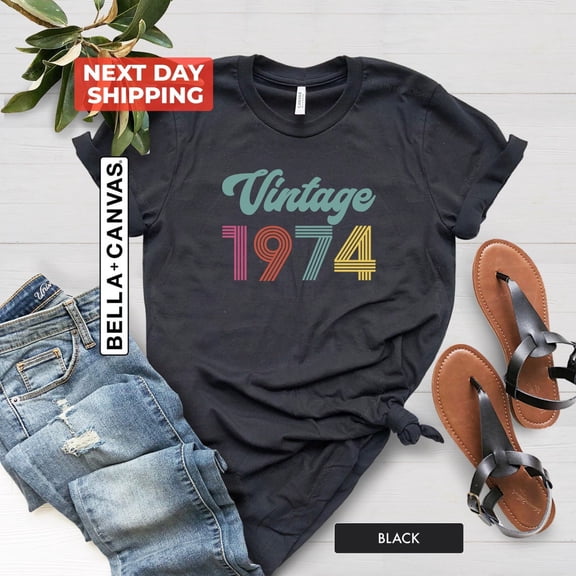 Sam Soft 51st Birthday Shirt, Vintage 1974 Shirt, 51st Birthday Gift For Women, 51st Birthday Gift For Men, 51st Birthday Friend, 51st Birthday Woman