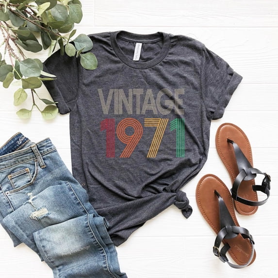 Sam Soft 54th Birthday Shirt, Vintage 1971 Shirt, 54th Birthday Gift For Women, 54th Birthday Gift For Men, 54th Birthday Friend, 54th Birthday Woman