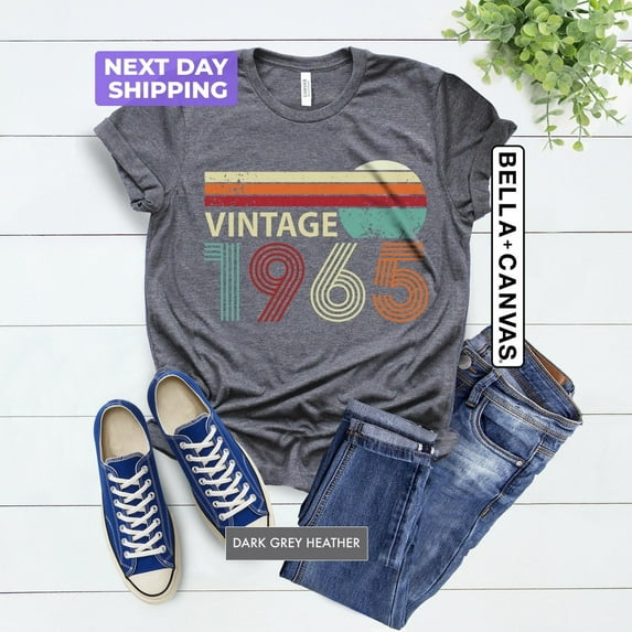 Sam Soft 60th Retro Birthday Shirt, Vintage 1965 Shirt, 60th Sunset Shirt, 60th Birthday Gift For Men, 1965 Retro Shirt, 60th Birthday Best Friend