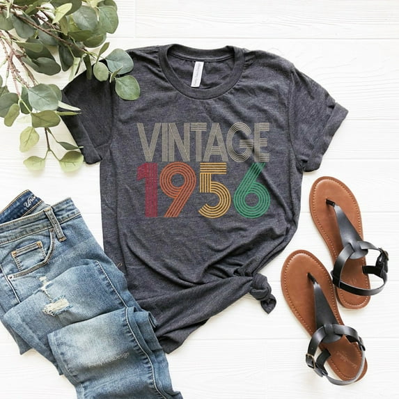 Sam Soft 69th Birthday Shirt, 69th Vintage Shirt, Vintage 1956 Shirt, 69th Birthday Best Friend Shirt, 69th Well Aged Tee, 69th Birthday Retro Shirt