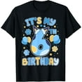 thumbnail image 1 of Sam Soft 6th Birthday Boy Blue Dog Theme Party Six Cool 6 Year Old T-Shirt, 1 of 5