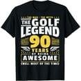 thumbnail image 1 of Sam Soft 90Th Birthday Golf Player 90 Years Old Golfer T-Shirt, Gift For Friend, Full Size S-5Xl, 1 of 5
