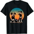 thumbnail image 1 of Sam Soft African Painted Wild Dogs Sunset Moon Wild Dog Lovers Design T-Shirt, 1 of 5