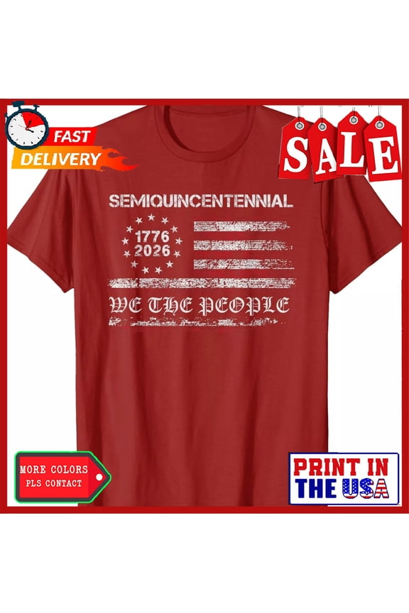 America Semiquincentennial July 4 1776 2026 250 Years Of America Unisex T-Shi...