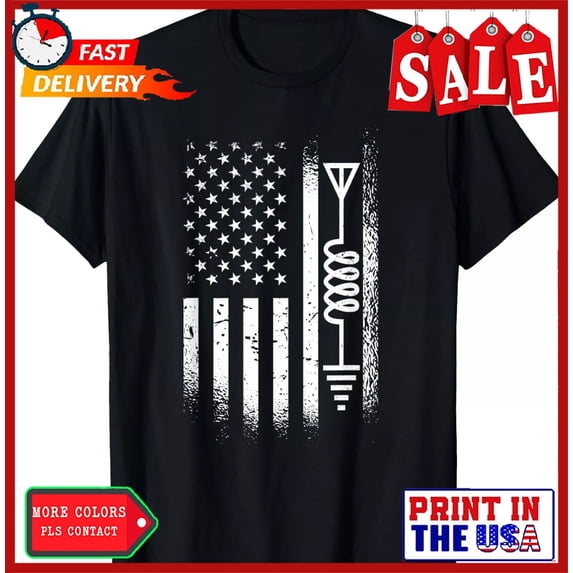 Sam Soft American Amateur Radio Licensed Ham Radio Operator Gift Unisex T-Shirt