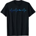 thumbnail image 1 of Sam Soft Aquatic Sport Swimmer Heartbeat Swim Practice Swimming T-Shirt Unisex Cotton Tee Full Size S-5XL, 1 of 5