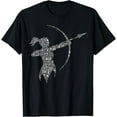 thumbnail image 1 of Sam Soft Archer Shape Collage Silhouette Archer Shirt, Archery T-Shirt, Gift For Friend, Full Size S-5Xl, 1 of 5