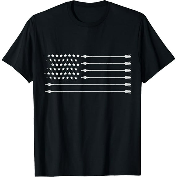 Sam Soft Archery Bow Hunting American Flag Patriotic Archer Hunter T-Shirt, Gift For Friend, Full Size S-5Xl