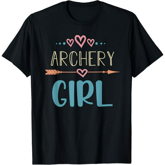 Sam Soft Archery Girl Female Archer Quote Cute Hearts Arrow Graphic T-Shirt, Gift For Friend, Full Size S-5Xl