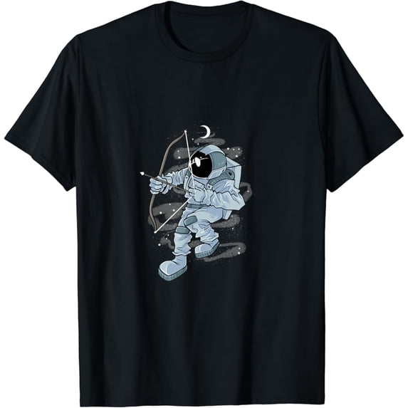 Sam Soft Archery Longbow Astronaut T-Shirt, Gift For Friend, Full Size S-5Xl