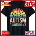 thumbnail image 1 of Sam Soft Autism Awareness World Neurodiversity Autistic April Unisex T-Shirt, 1 of 5