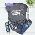 thumbnail image 1 of Sam Soft Awesome Since 1995 Shirt, 30th Birthday Shirt, 1995 Birthday Shirt, 30th Birthday Men, 30th Birthday Gift For Women, 30 And Fabulous, 1 of 2
