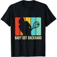 thumbnail image 1 of Sam Soft Baby Got Backhand Tennis Player Woman Retro Design T-Shirt Full Size S-5Xl, 1 of 5