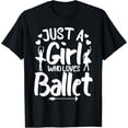 thumbnail image 1 of Sam Soft Ballerina Design For Girls Women Ballet Dance Lovers T-Shirt Full Size S-5Xl, 1 of 5