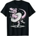 thumbnail image 1 of Sam Soft Ballet Dancing T-Rex In Tutu And Slippers T-Shirt Full Size S-5Xl, 1 of 5