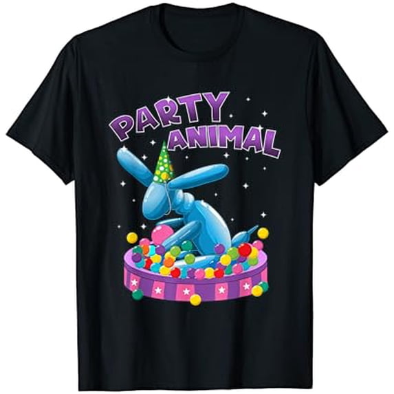 Sam Soft Balloon Artist | Cute Balloon Animal Dog Birthday Party T-Shirt