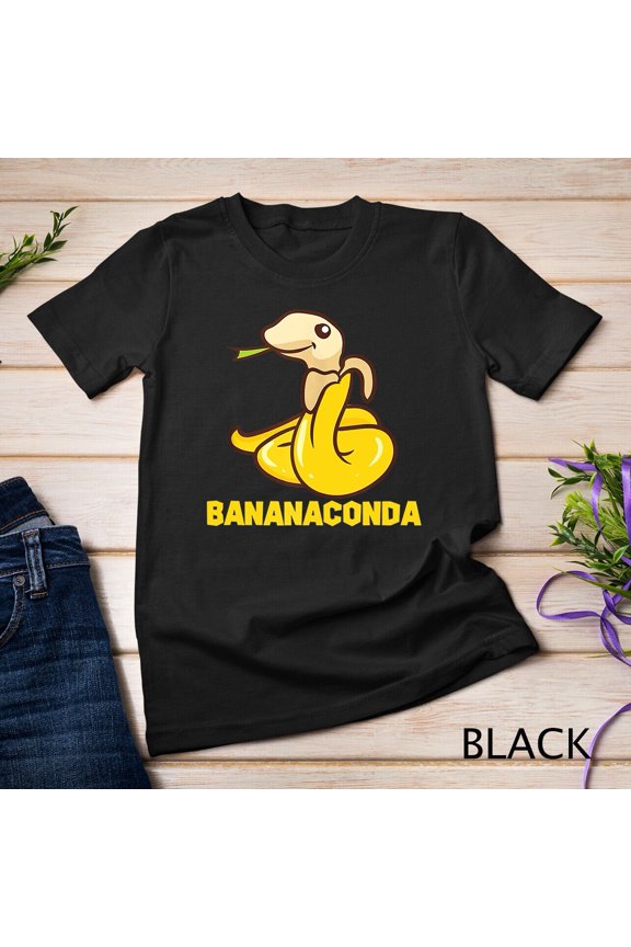 Bananaconda Banana Anaconda Yellow Snake Unisex T-Shirt