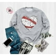 thumbnail image 1 of Sam Soft Baseball Distressed Heart Sweatshirt, Baseball , Baseball Mom Shirt, Baseball Heart Sweatshirt, Baseball Dad Gift, Sports Mom Gift, 1 of 5