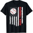 thumbnail image 1 of Sam Soft Baseball Mama Usa American Flag Patriotic Mom Mother'S Day T-Shirt Full Size S-5Xl, 1 of 5