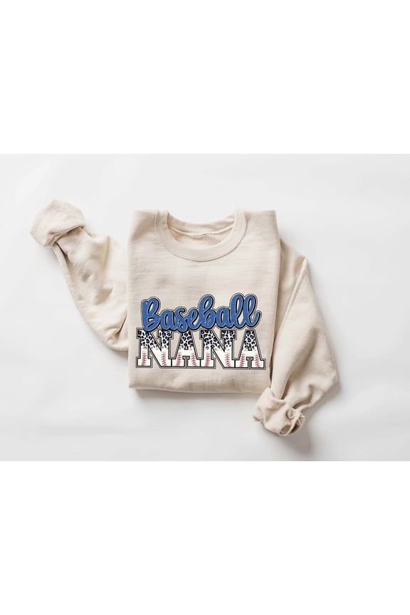 Baseball Nana Sweatshirt, Baseball Grandma, Baseball Nana Gift, Nana Baseball Shirts, Baseball Family Shirts For Nana, Baseball Nana T-Shirt
