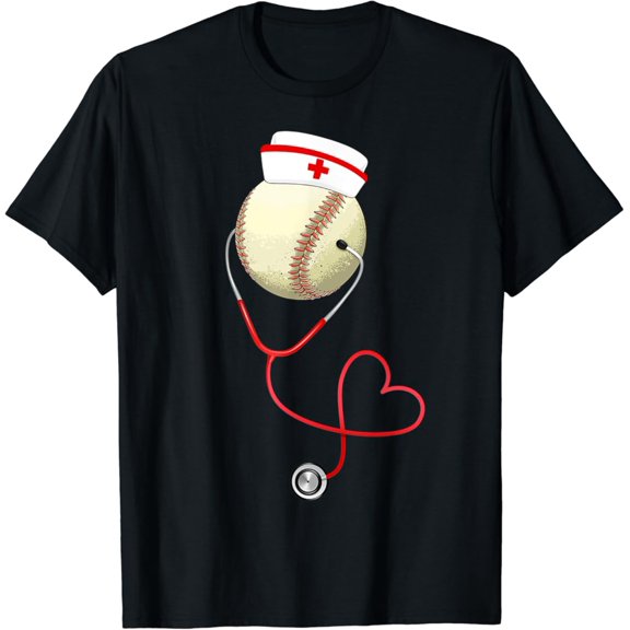 Sam Soft Baseball Nursing For Nurse'S Day Sports Medical Lover T-Shirt Full Size S-5Xl