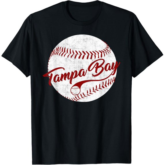 Sam Soft Baseball Tampa Fl Bay Team Love Baseball National Pastime T-Shirt Full Size S-5Xl