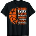 thumbnail image 1 of Sam Soft Basketball, Behind Every Player, Mom Of A Basketballer T-Shirt, 1 of 5