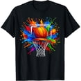 thumbnail image 1 of Sam Soft Basketball Color Splash Basketball T-Shirt, 1 of 5