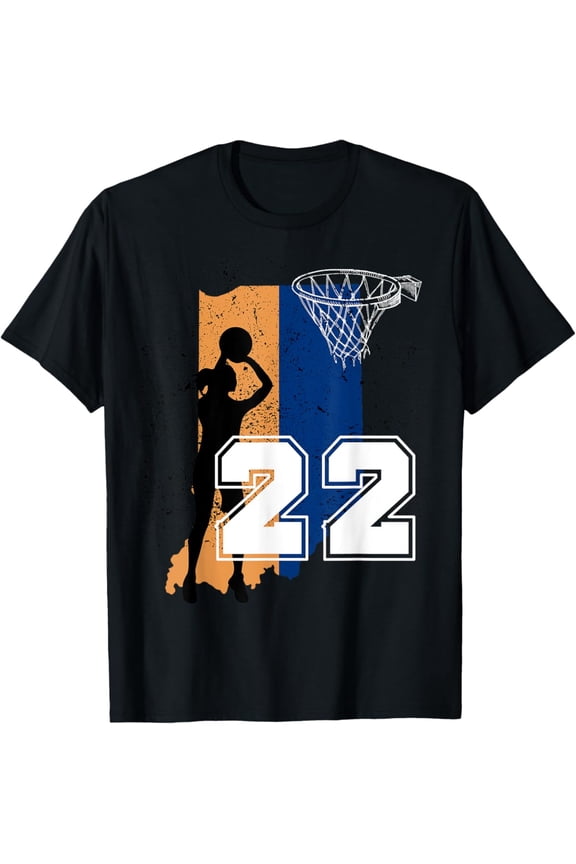 Basketball No 22 Women Basketball Jersey T-Shirt Full Size S-5Xl