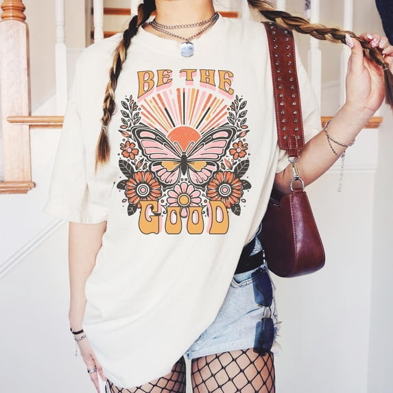 Sam Soft Be The Good Butterfly T-Shirt All Size S-5XL