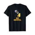 thumbnail image 1 of Sam Soft Bee Grateful ~ Bee Grating Cheese T-Shirt, Gift For Friend, Full Size S-5Xl, 1 of 5