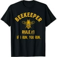 thumbnail image 1 of Sam Soft Beekeeper If I Run You Run Save The Bees Climate Change T-Shirt, Gift For Friend, Full Size S-5Xl, 1 of 5