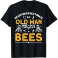 thumbnail image 1 of Sam Soft Beekeeping Old Man Honey Nectar Farmer - Beekeeper T-Shirt, Gift For Friend, Full Size S-5Xl, 1 of 5