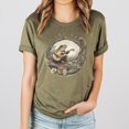 thumbnail image 1 of Sam Soft Bella+Canvas Frog T-Shirt, Cottagecore Shirt, Vintage Shirt, Nature Shirt, Summer Shirt, Womens Graphic Tee, Frog and Guitar TShirt, 1 of 2