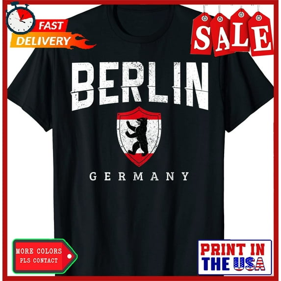 Sam Soft Berlin Germany Bear Flag Souvenir Travel German Gift Unisex T-Shirt