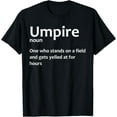 thumbnail image 1 of Sam Soft Best Umpire Design For Men Women Softball Baseball Umpire T-Shirt Full Size S-5Xl, 1 of 5