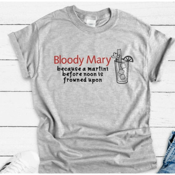 Sam Soft Blood Mary, Gray Unisex Short Sleeve T-Shirt Unisex Cotton Tee, Full Size S-5XL