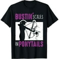thumbnail image 1 of Sam Soft Bow Fish Archery Woman Fishing Girl T-Shirt, Gift For Friend, Full Size S-5Xl, 1 of 5