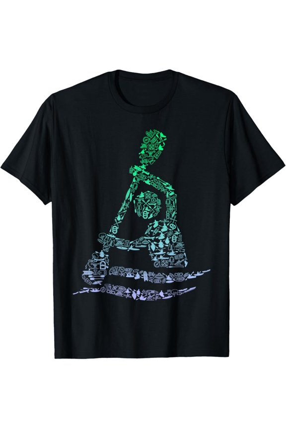 Boys Kayak Shirt, Kayaker Shirt, Mens Kayaking T-Shirt, Gift For Friend, Full Size S-5Xl