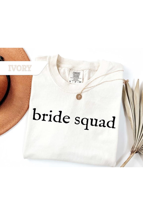 Bride Squad Shirt, Bridesmaid T-Shirt For Bachelorette Party, Bridal Party Gift Tee, Wedding Party Shirt, Bride Tribe Shirt